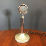 Microphone Vintage ASTATIC D-104 sur pied T-UG8 Stand