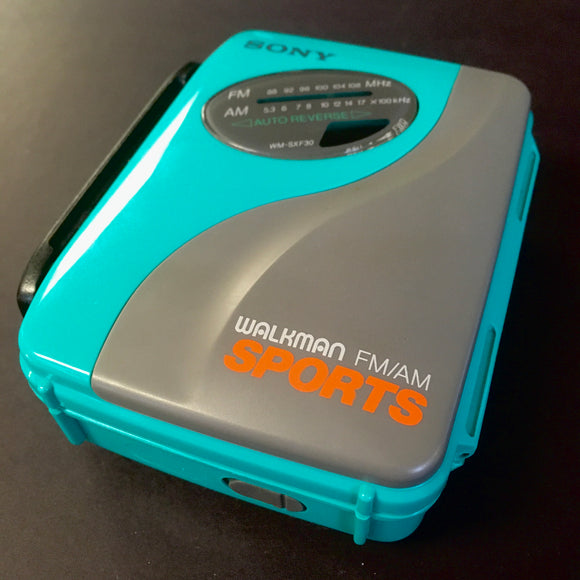 Walkman Sony Sports - turquoise, gris et orange