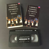 Carreras - Domingo - Pavarotti / Mehta Concert - Joyeux Noël / Merry Christmas - Cassette VHS Tape - Musique de Noël