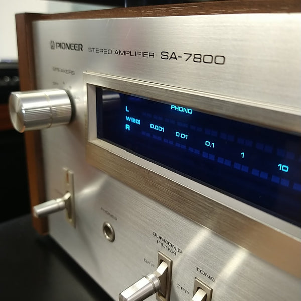 PIONEER SA-7800Ⅱ STEREO AMPLIFIER PIONEER SA-7800 Stereo Amplifier 130 Watts RMS Blue Line