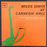 MILES DAVIS - Miles Davis at the Carnegie Hall / Original 1962 / CL 1812 / Mono / 33 tours - LP