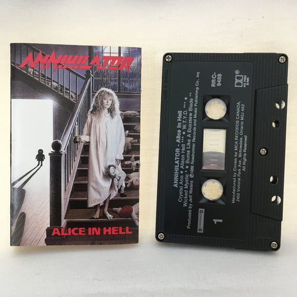 Annihilator - Alice in Hell (1989) RRC 9488 Cassette HX Pro, B NR