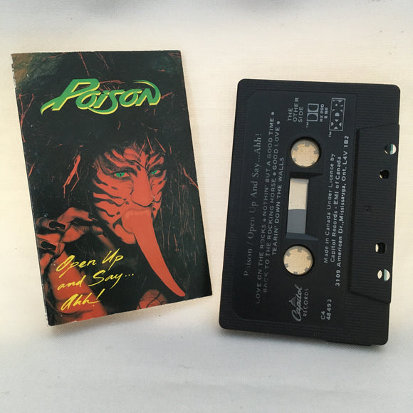 Poison - Open Up and Say Ahh! (1988) C4-48493 Cassette