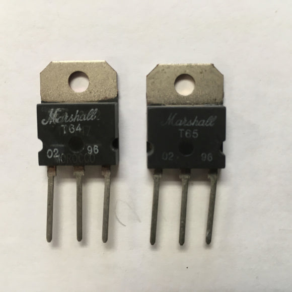 Transistors - Original Marshall T64 & T65