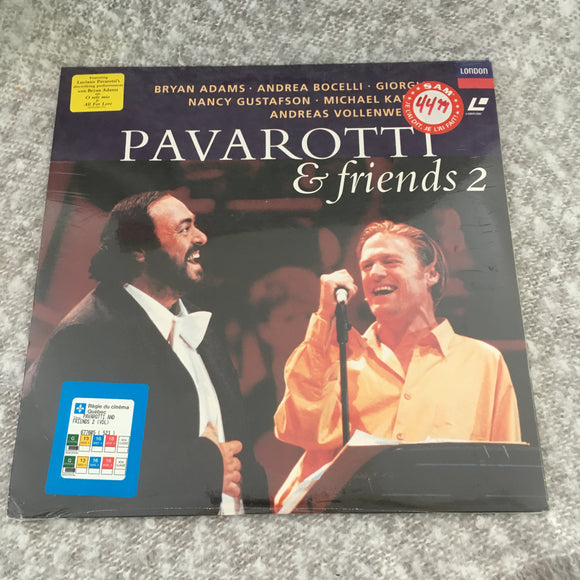 PAVAROTTI and Friends 2 - USA (1995) -  LaserDisc LD - Emballé / Sealed