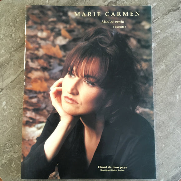 Marie Carmen - Miel et Venin (Extraits) - 1992 - Partitions / Songbook