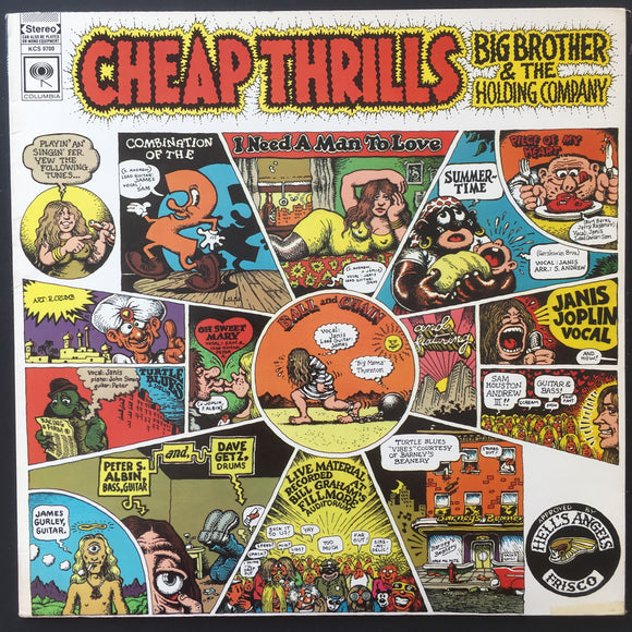 BIG BROTHER & THE HOLDING COMPANY - Janis Joplin - Cheap Thrills - KCS 9700 (Original 1968) - 33 TOURS / LP