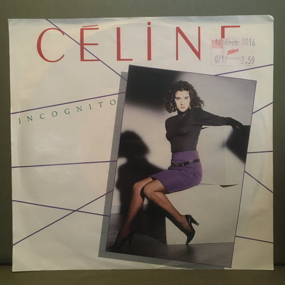 CELINE DION - Incognito (Original 1987) / C5-3009 / Canada - 45 tours/rpm