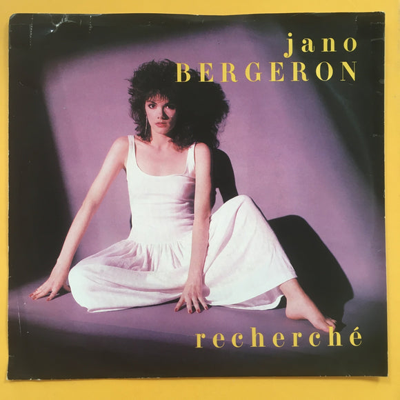 JANO BERGERON - Recherché (Original 1986) / C5-7164 / Canada - 45 tours/rpm