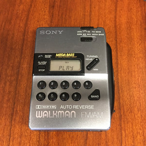 Baladeur cassette Vintage SONY WALKMAN Tape player - MEGA BASS - WM FX43 - Auto reverse - AM/FM