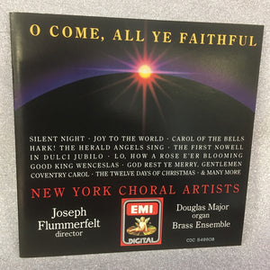 New York Choral Artists / O Come, All Ye Faithfull - CD (1990) Musique de Noël